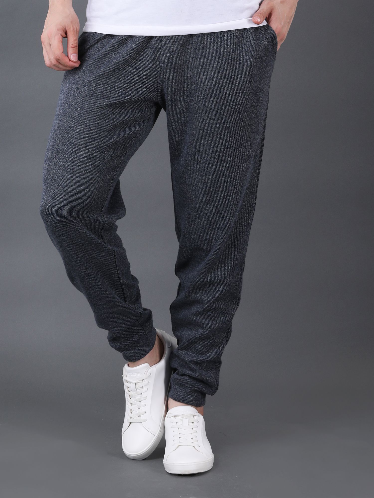 Classic Trousers Gray Texture